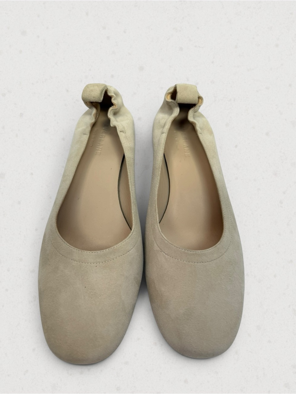 Everlane Cream Suede Block Heel Pumps Women’s Size 9 Made Italy - Picture 3 of 9